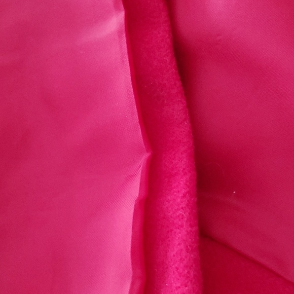 Levine Classics Candy Apple Red Plus Size Button Up Coat & Scarf - Picture 5 of 7